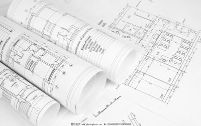 建筑工程設(shè)計(jì)手稿圖片