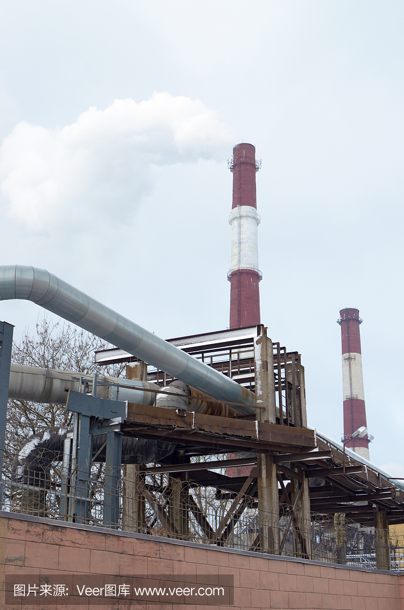 工業(yè)設(shè)施在城市。