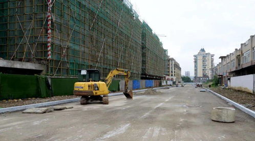 恒大以西配套道路建設工程有序推進,預計9月中旬形成通車能力